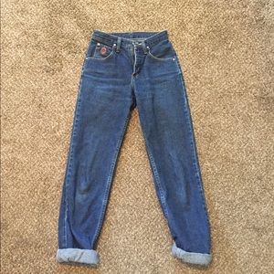 High waisted mom jeans